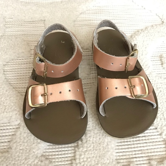 Salt Water Sandals by Hoy Other - Sun Sans size 3 rose gold
